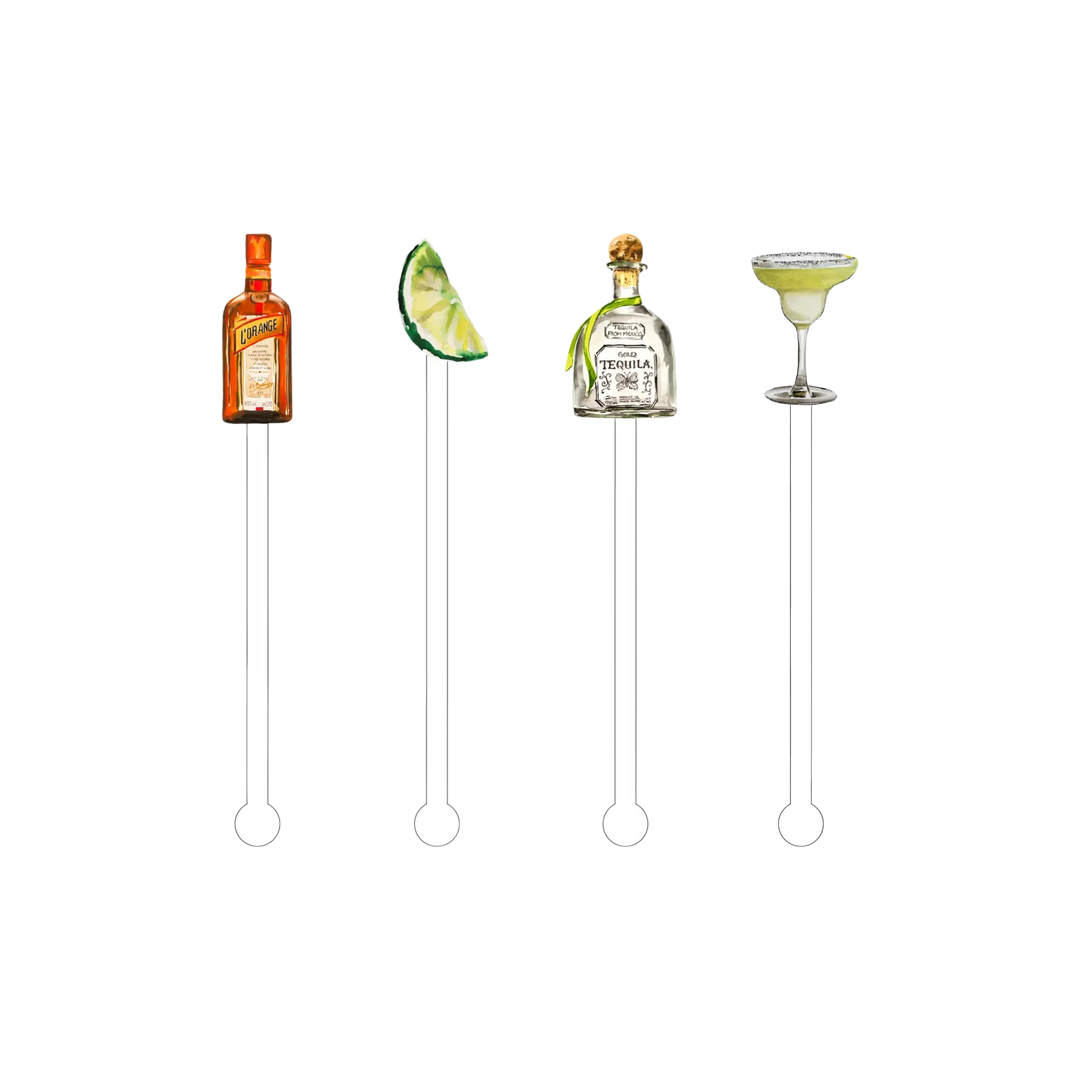 Margarita Acrylic Swizzle Sticks