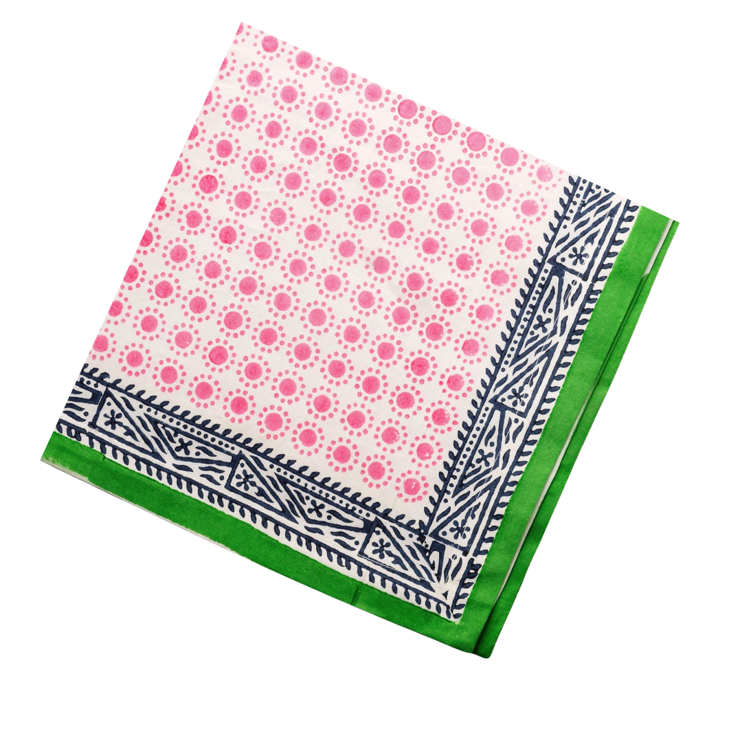 Pink Dot Tablecloth