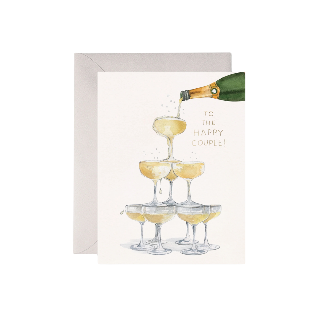 Champagne Tower- Card