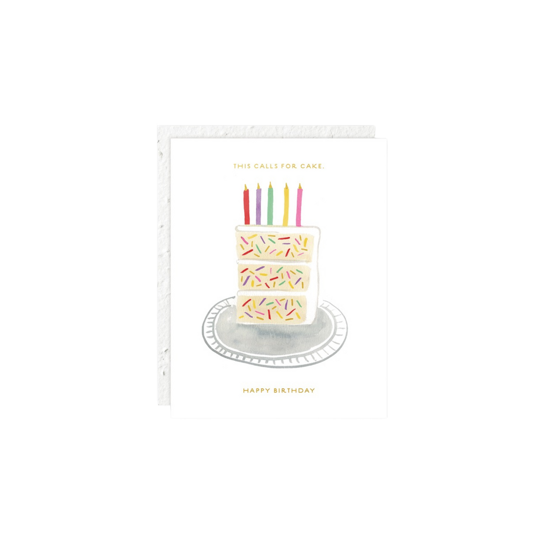 This Calls for Cake Birthday Card