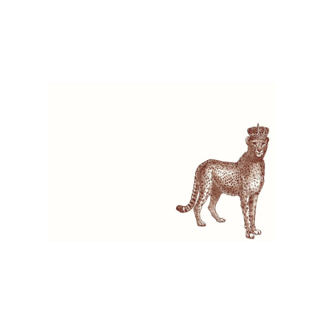 Royal Cheetah Stationery