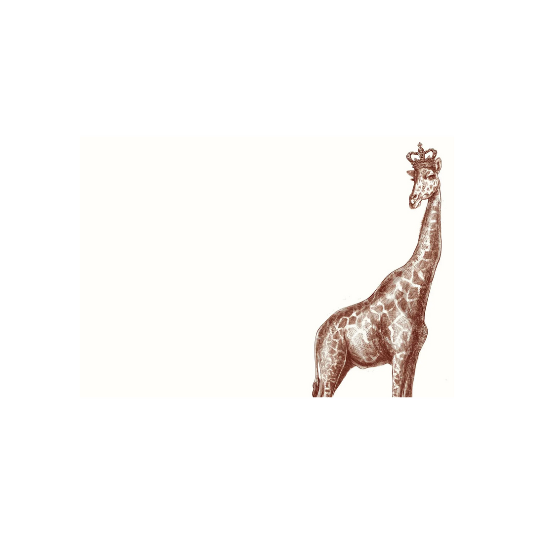 Royal Giraffe Stationery