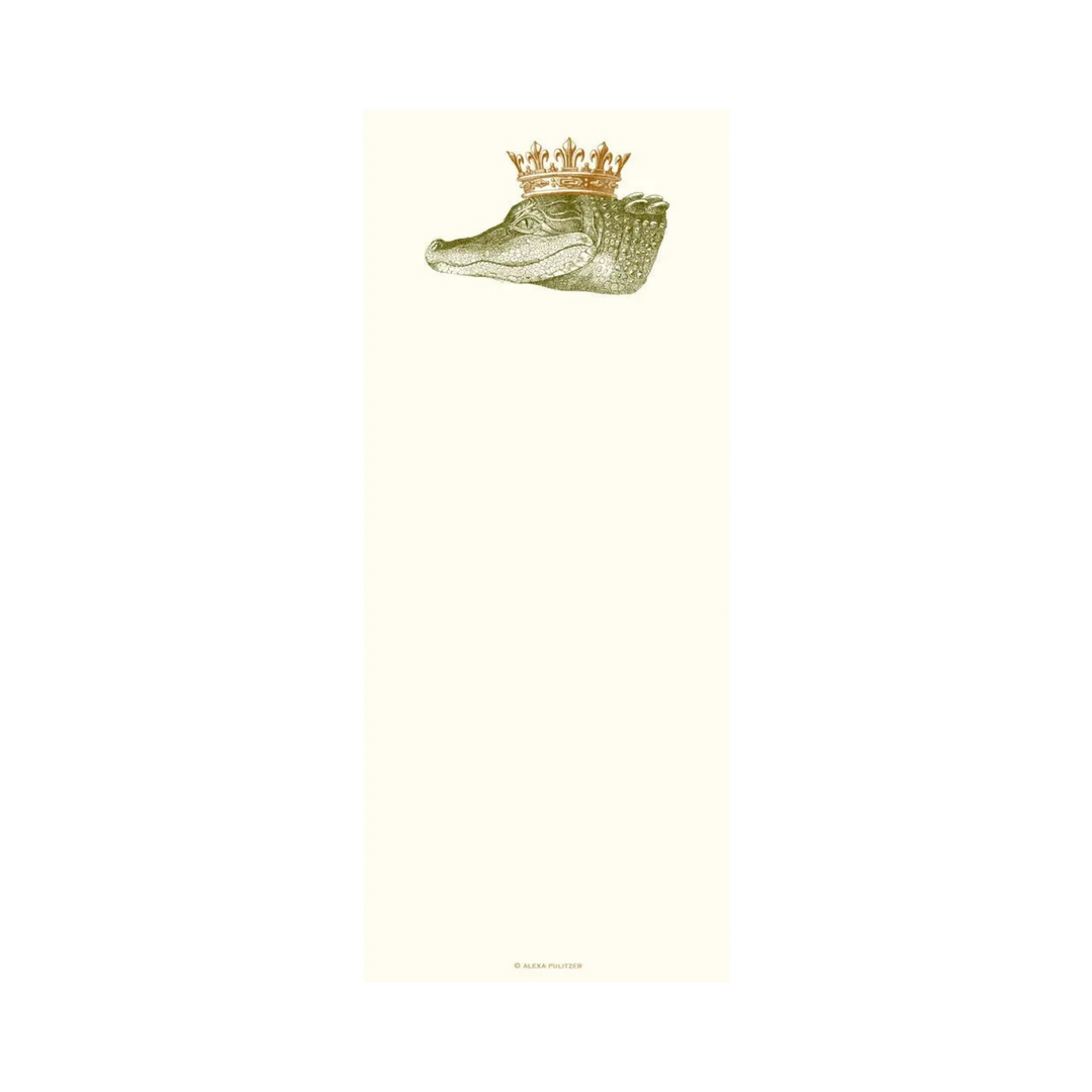King Gator Long Note Pad