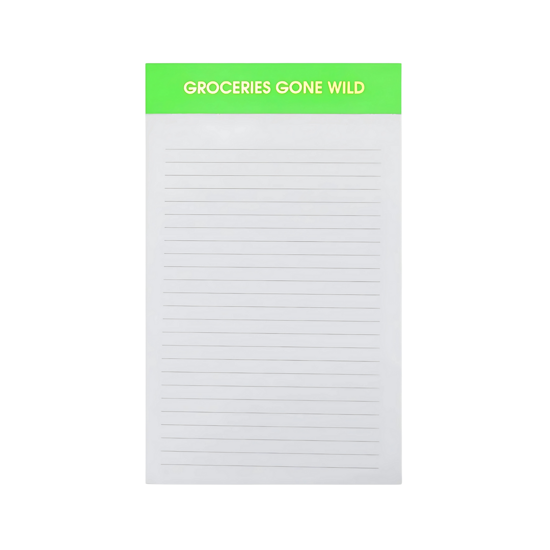 Groceries Gone Wild Notepad