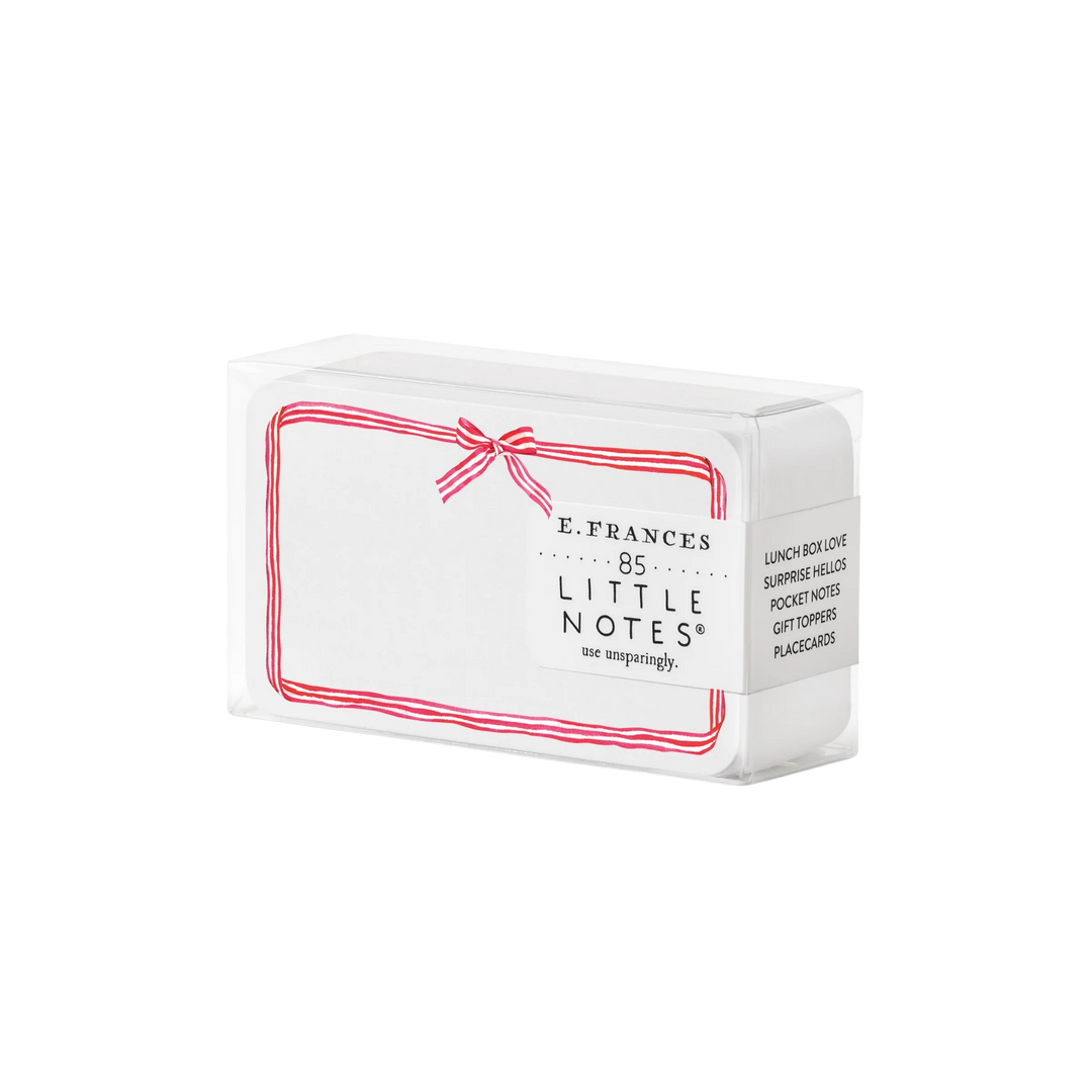 Box of E. Frances Little Notes on a white background