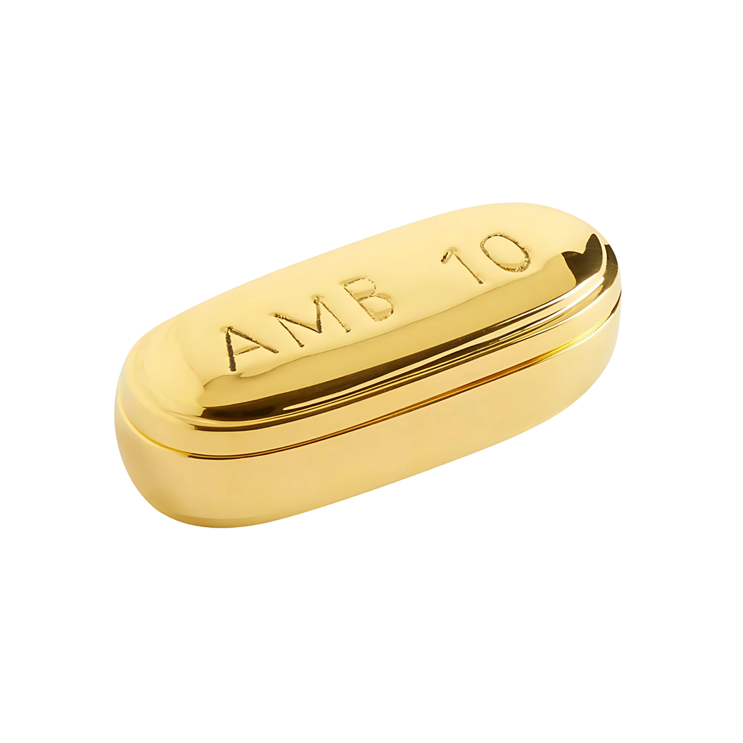 Ambien Brass Pill Box