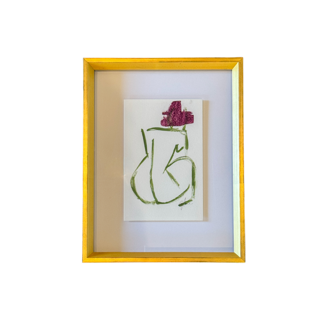 “Magenta Cross Curve” by V-Lane Art