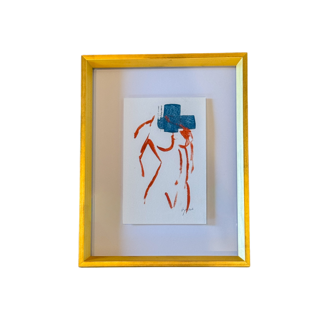 “Orange Torso” by V-Lane Art