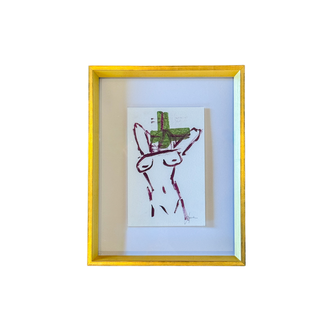 “Green Cross Form” by V-Lane Art