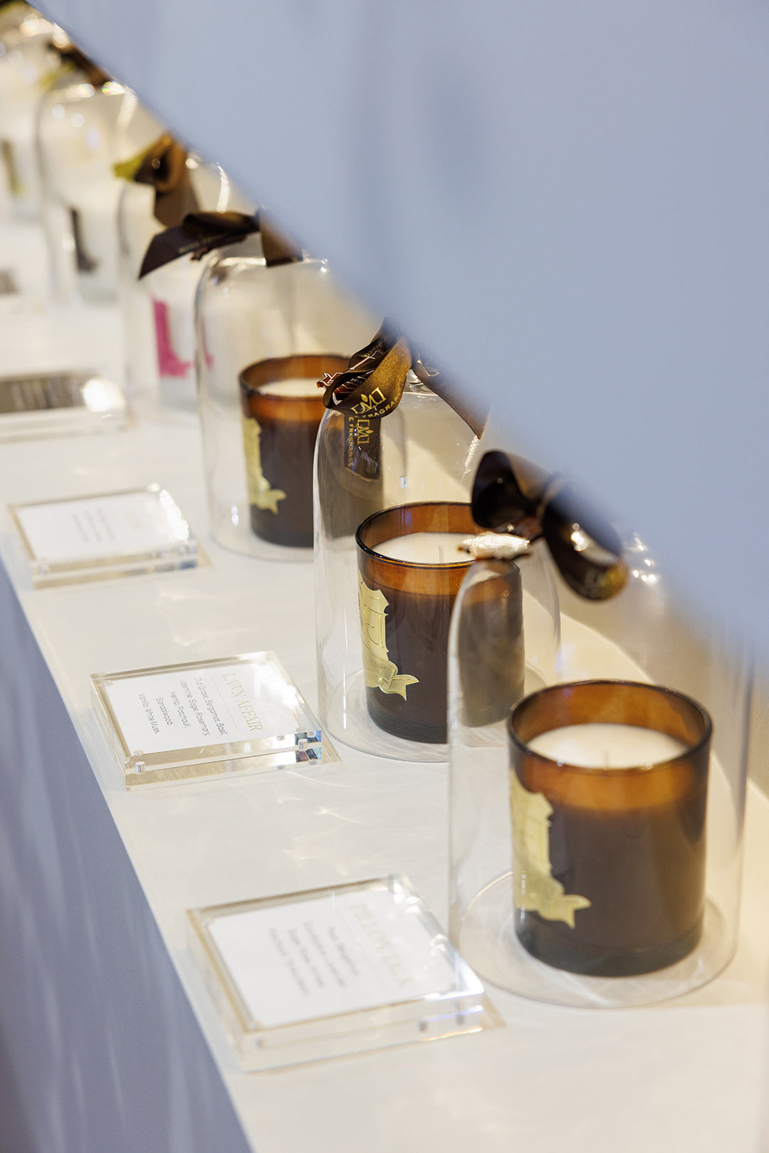 DMJ Home Fragrance Handmade Candle Lark Scent Display