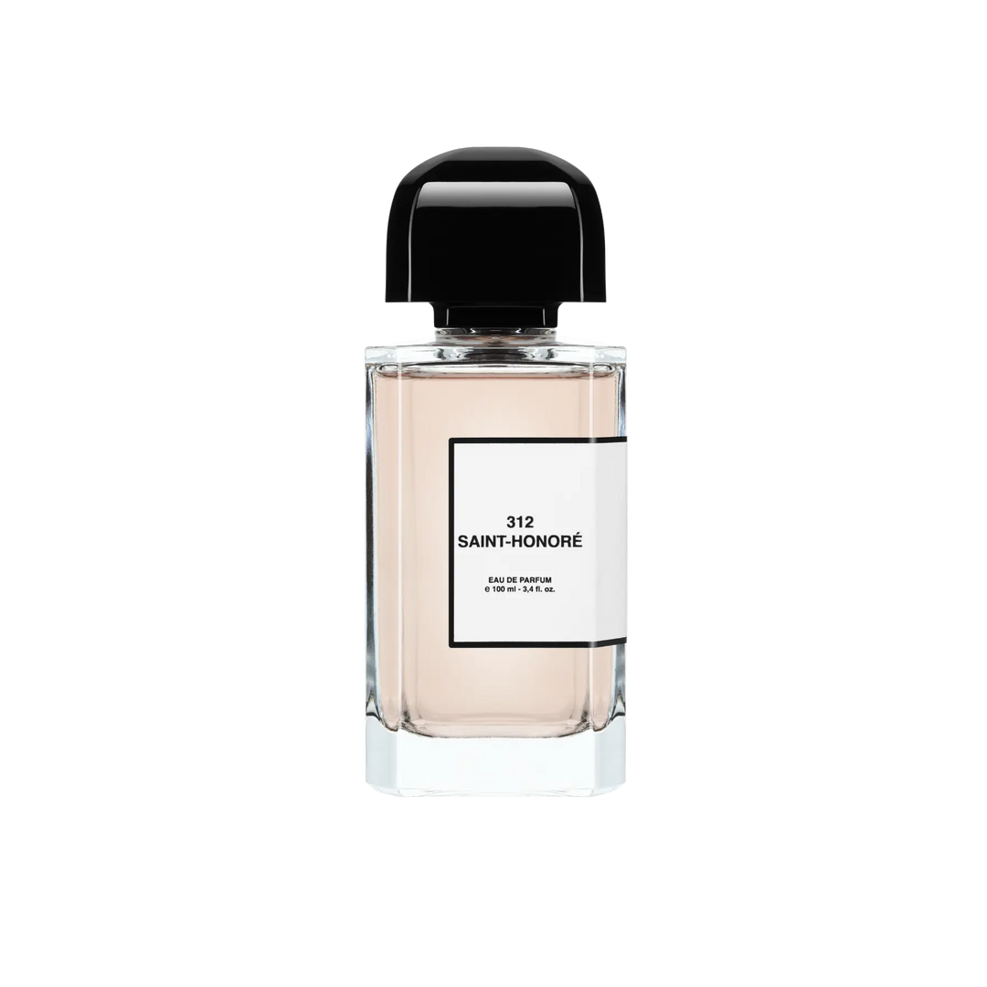 312 Saint-Honore Eau de Parfum by BDK Parfums - unisex niche woody musky fragrance bottle in soft pink