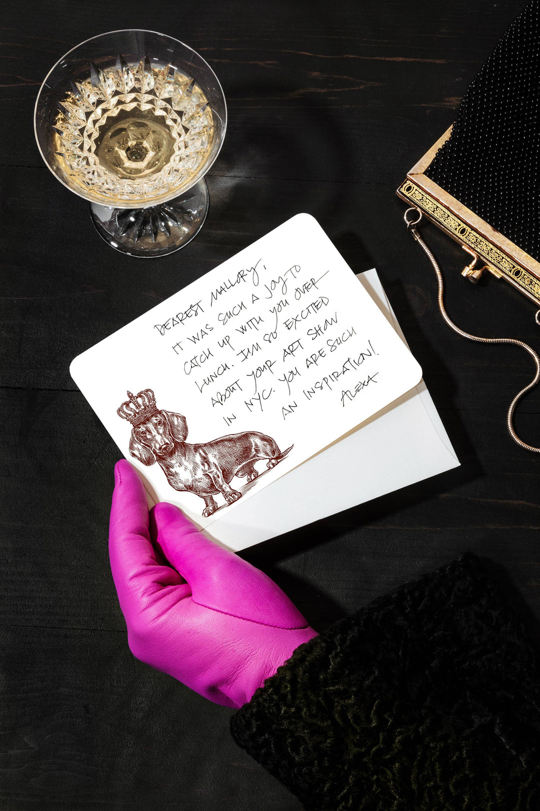 Royal Dachshund Stationery