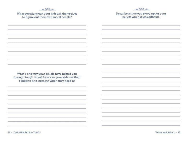 Simon &amp; Schuster - Dad, What Do You Think? by Adams Media Simon &amp; Schuster