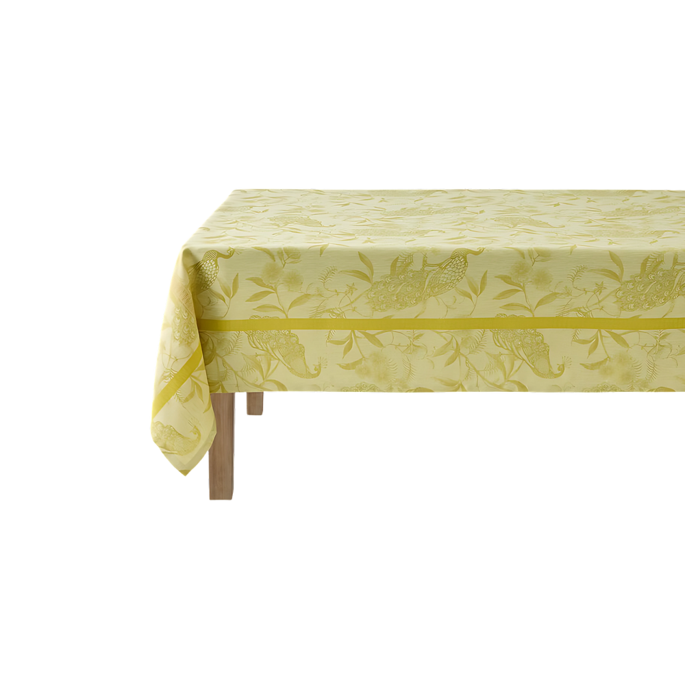 orangerie linen tablecloth in yellow Mood 2025