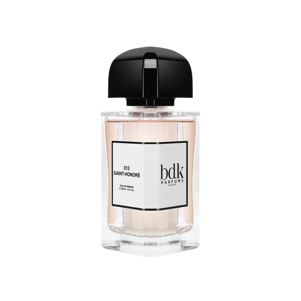 312 Saint-Honore Eau de Parfum by BDK Parfums - side view of unisex niche woody musky fragrance bottle with bdk Parfums label