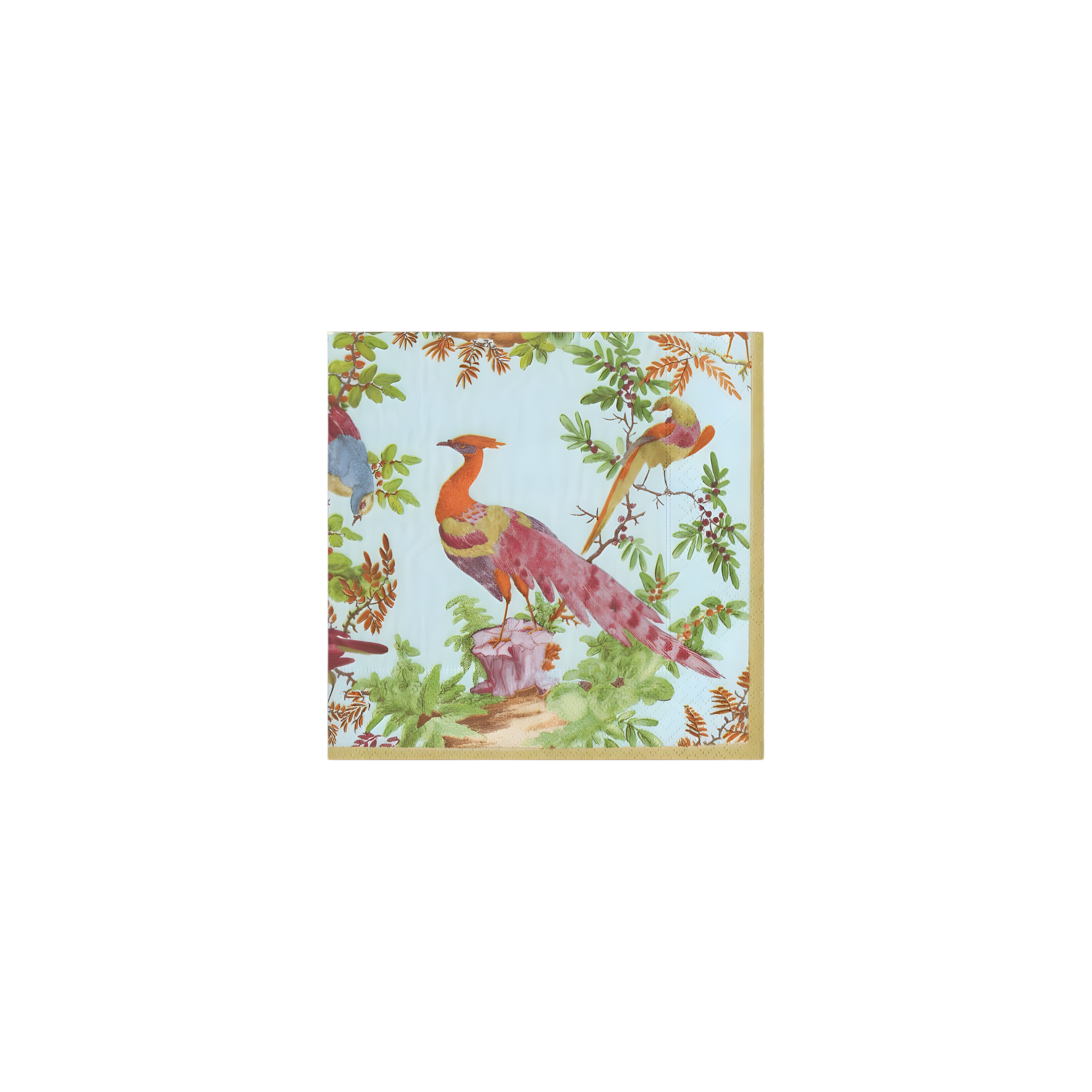 Caspari Chelsea Birds Cocktail Napkins - Thumbnail 2