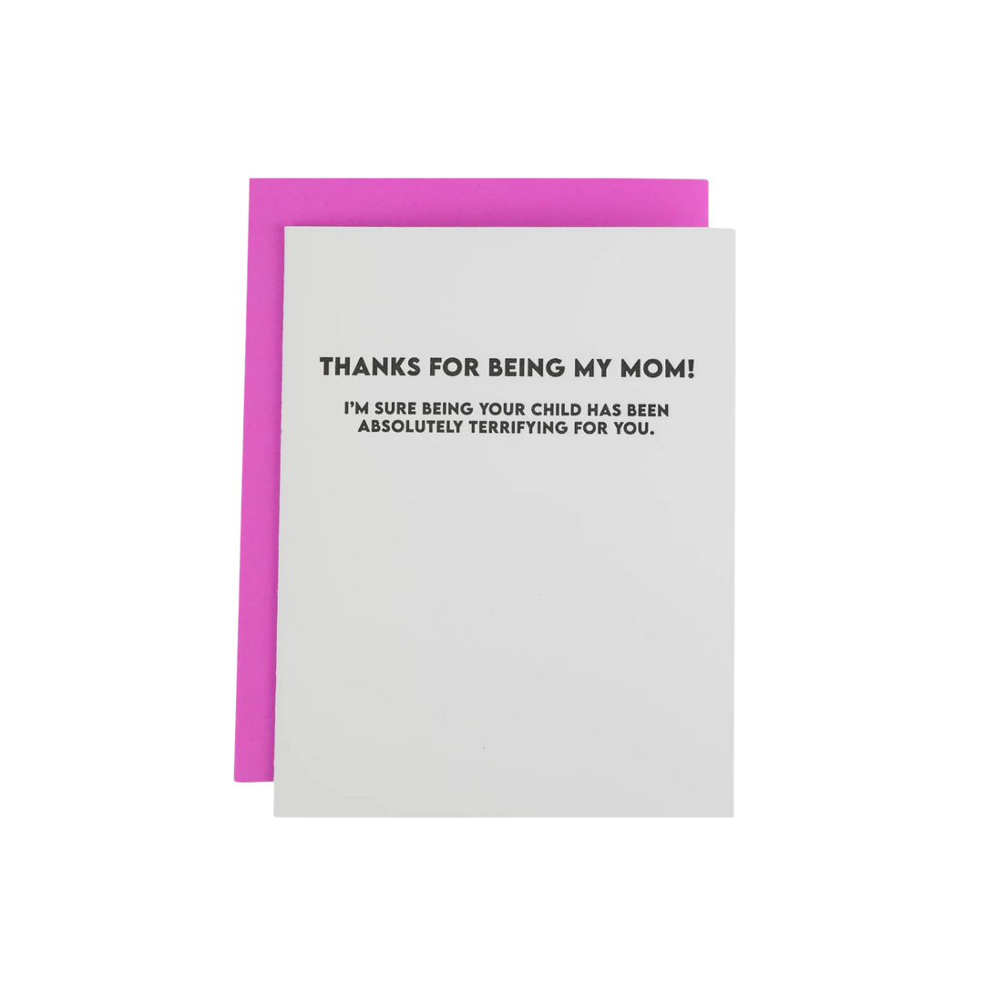 Funny letterpress mom greeting card at Mood by DMJ Lafayette Louisiana