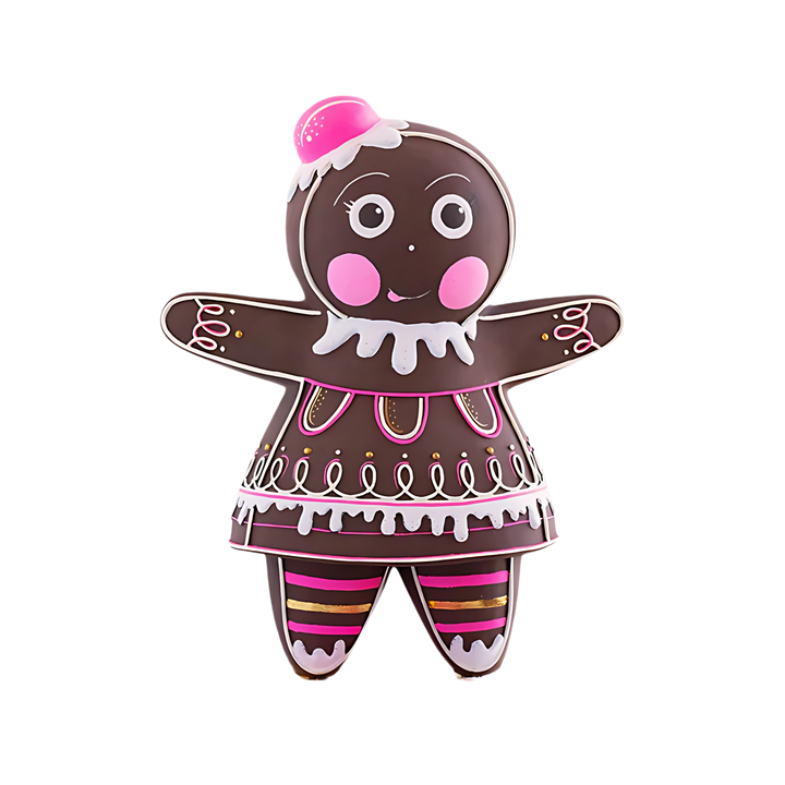 Mood by DMJ Glitterville The Gingers holiday figurines Dipsy and Dough — whimsical gingerbread-inspired Christmas décor with playful personality