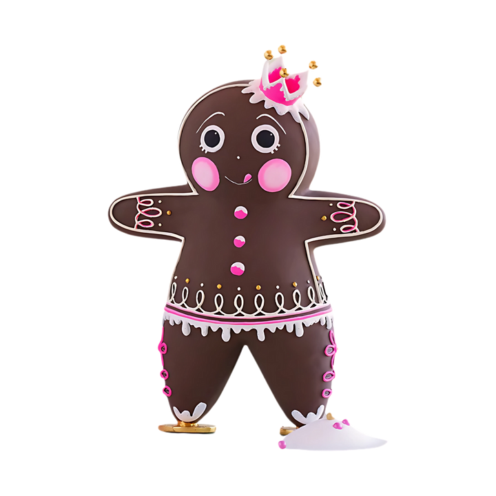 Mood by DMJ Glitterville The Gingers holiday figurines Dipsy and Dough — whimsical gingerbread-inspired Christmas décor with playful personality