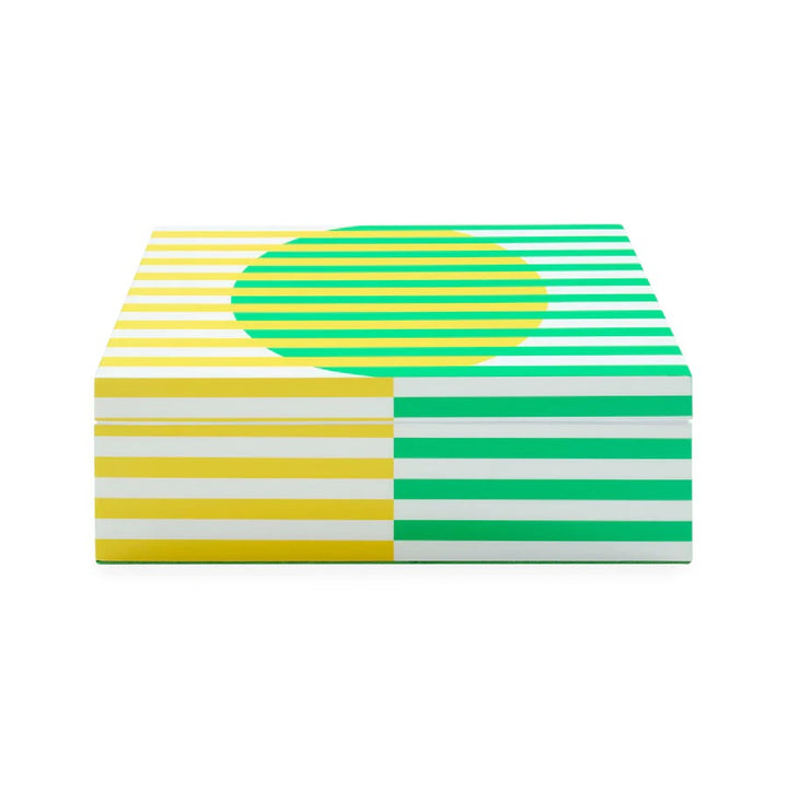 Yellow and Green Lacquer Box