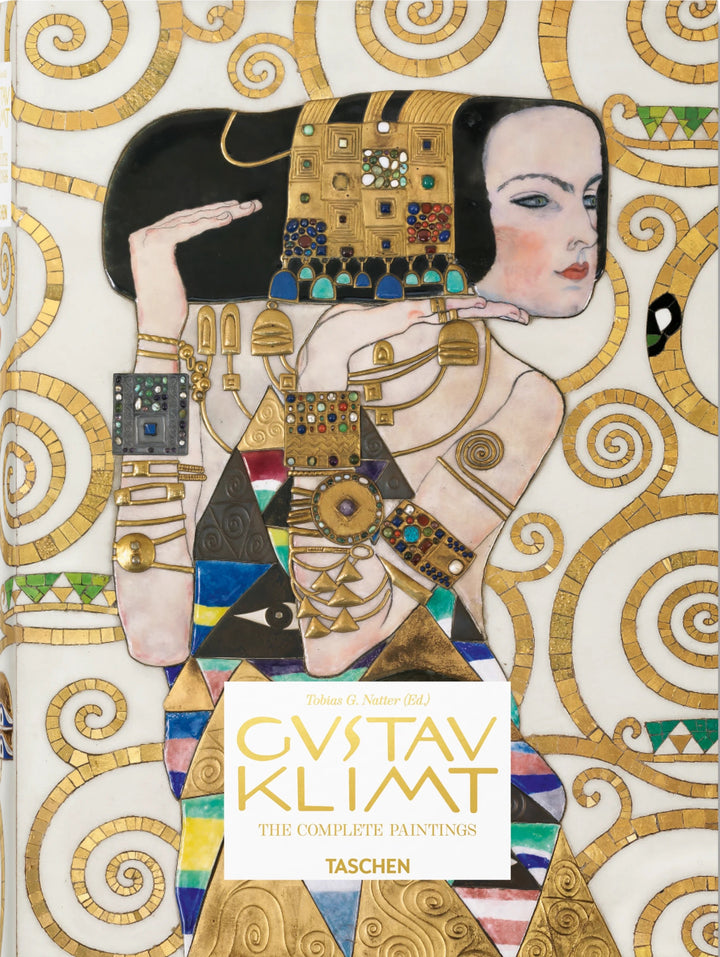 Mood by DMJ in Lafayette, Louisiana – Taschen “Gustav Klimt: The Complete Paintings” luxury art book with gilded works