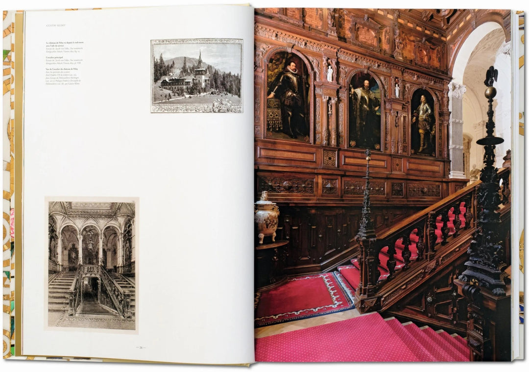 Mood by DMJ in Lafayette, Louisiana – Taschen “Gustav Klimt: The Complete Paintings” luxury art book with gilded works