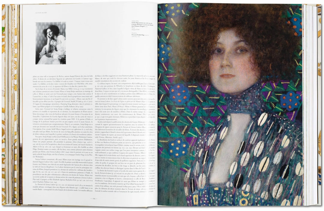 Mood by DMJ in Lafayette, Louisiana – Taschen “Gustav Klimt: The Complete Paintings” luxury art book with gilded works