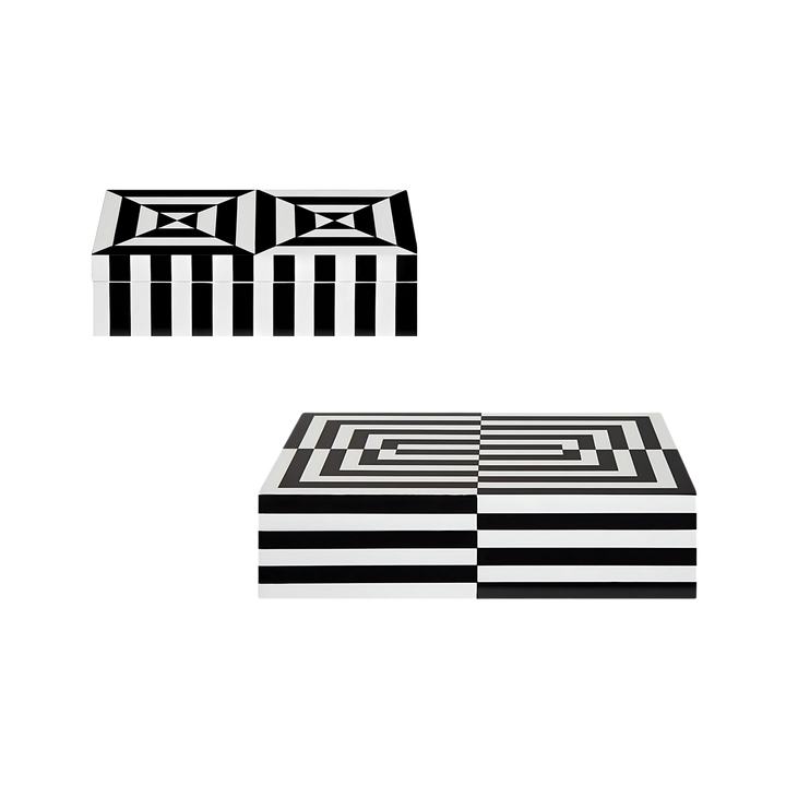 Op Art Lacquer Box