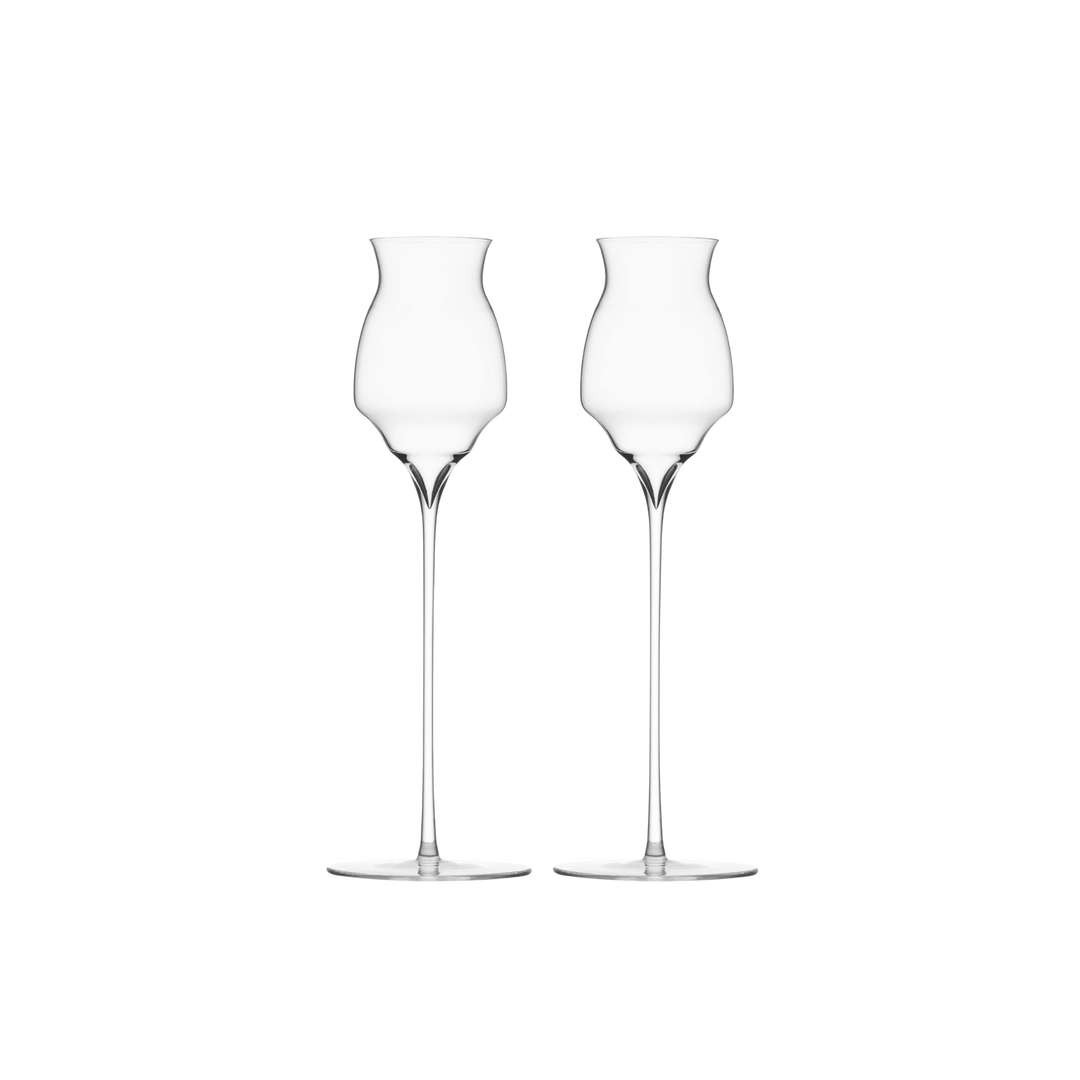 set of long stem slender drinking glasses Mood 2025