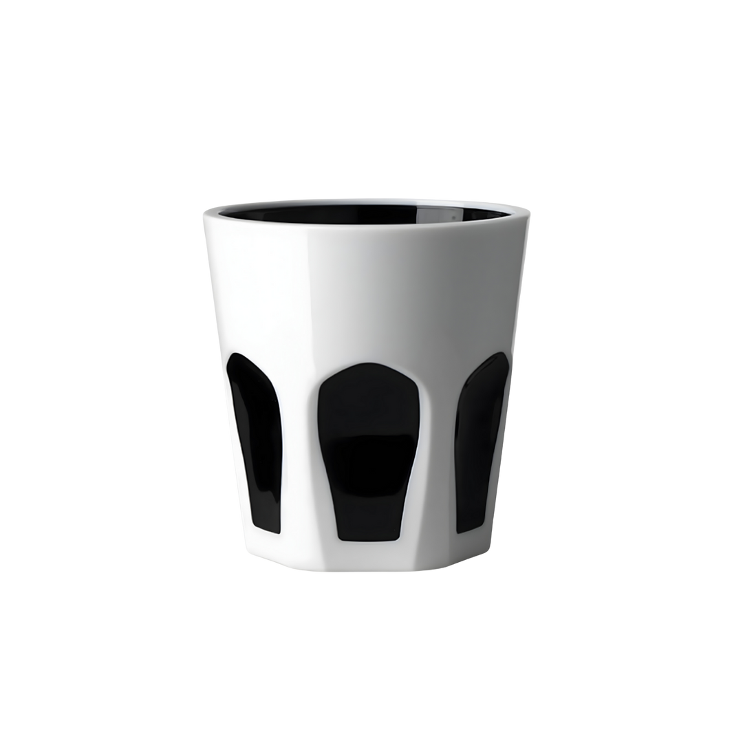 Mario Luca Giusti Gulli acrylic tumbler available in clear and two-tone finishes at Mood by DMJ Lafayette Louisiana