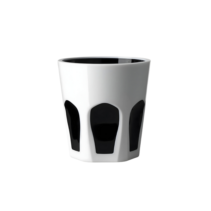 Mario Luca Giusti Gulli acrylic tumbler available in clear and two-tone finishes at Mood by DMJ Lafayette Louisiana