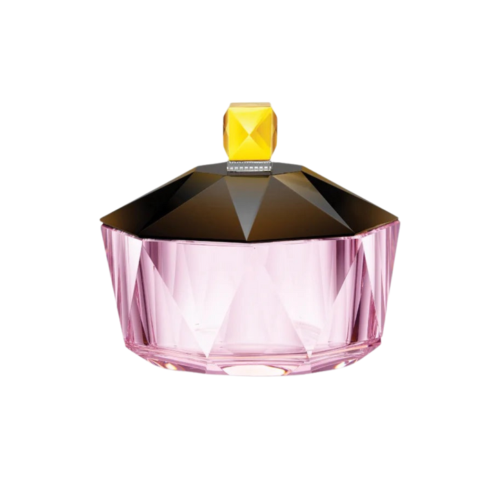 Mood by DMJ Reflections Copenhagen “New Haven Dish” – lidded crystal basin, jewel-tone art-deco storage in Lafayette, Louisiana.