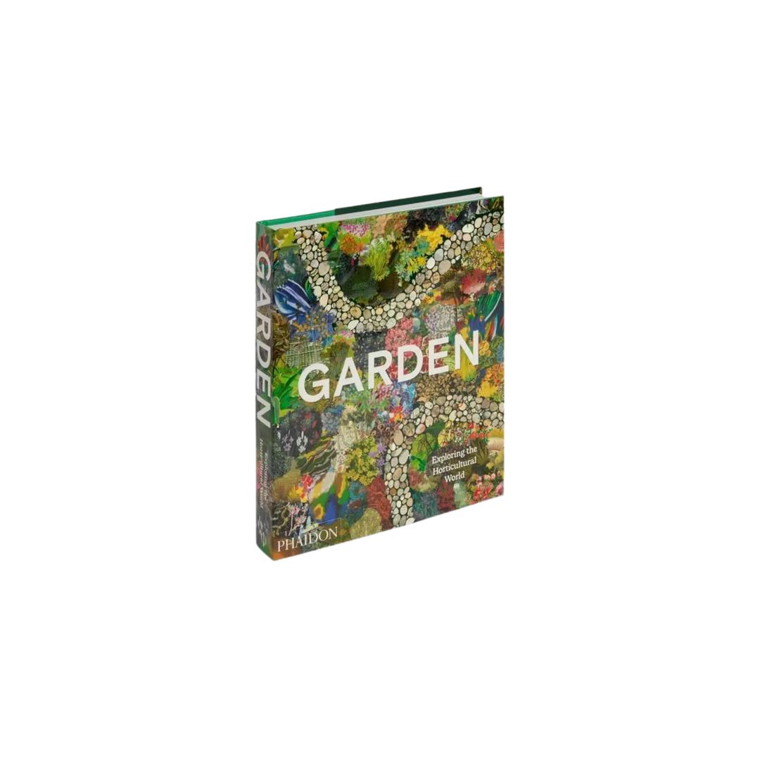 Book titled 'Garden' with a colorful cover design on a white background