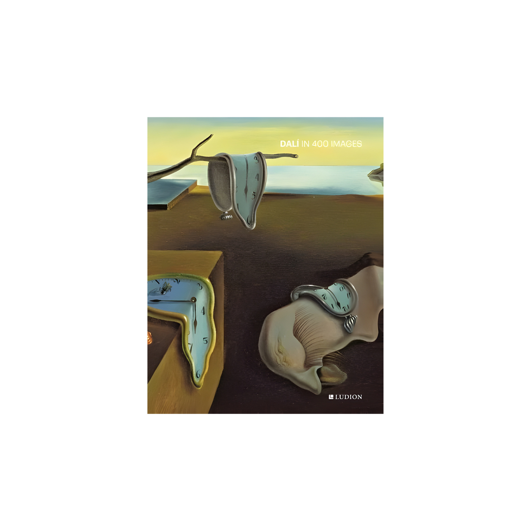 Dalí in 400 Images hardback art book displayed at Mood by DMJ in Lafayette Louisiana