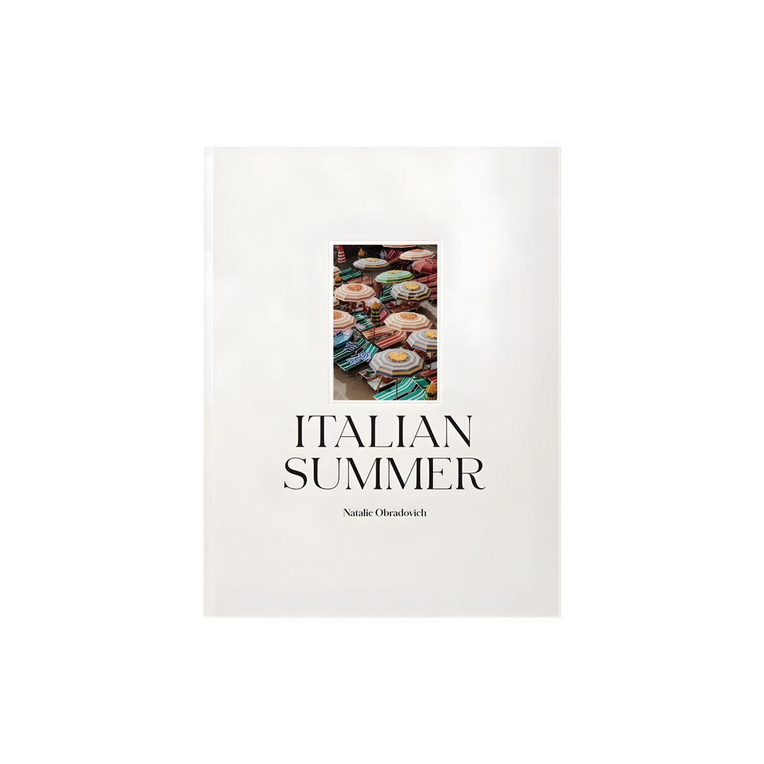 Italian Summer hardback travel photography book displayed at Mood by DMJ in Lafayette Louisiana