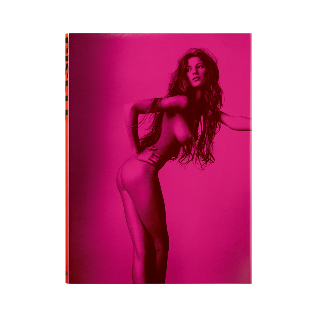 TASCHEN Gisele Bündchen coffee table book with pink cover showcasing iconic supermodel photography and luxury fashion imagery