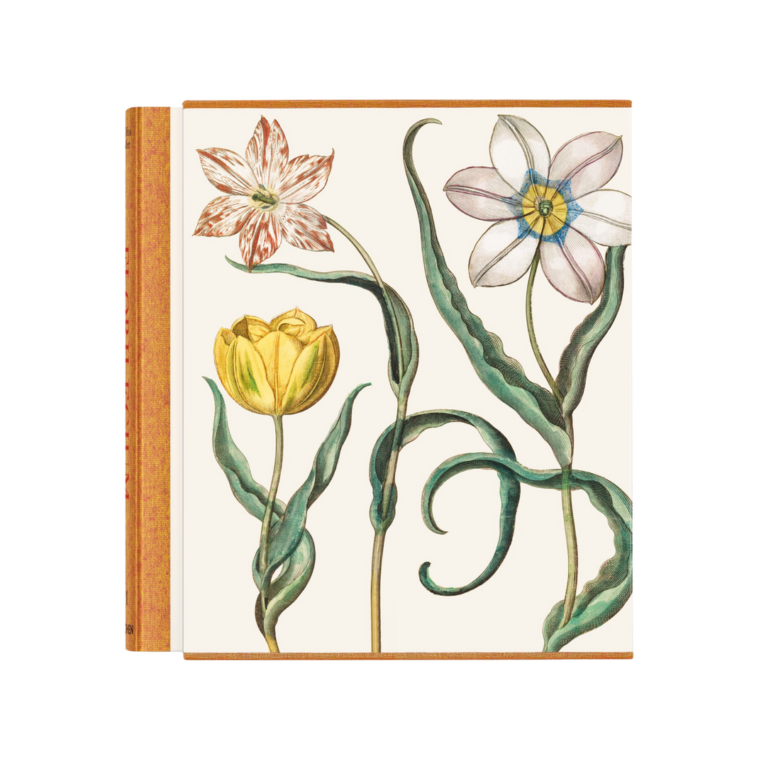 TASCHEN The Garden at Eichstätt book cover featuring vintage botanical illustrations of flowers, luxury limited-edition botanical art book