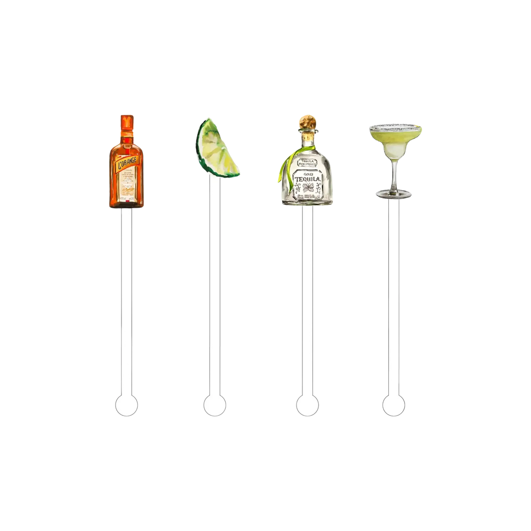 Margarita Acrylic Swizzle Sticks by Acrylic Sticks