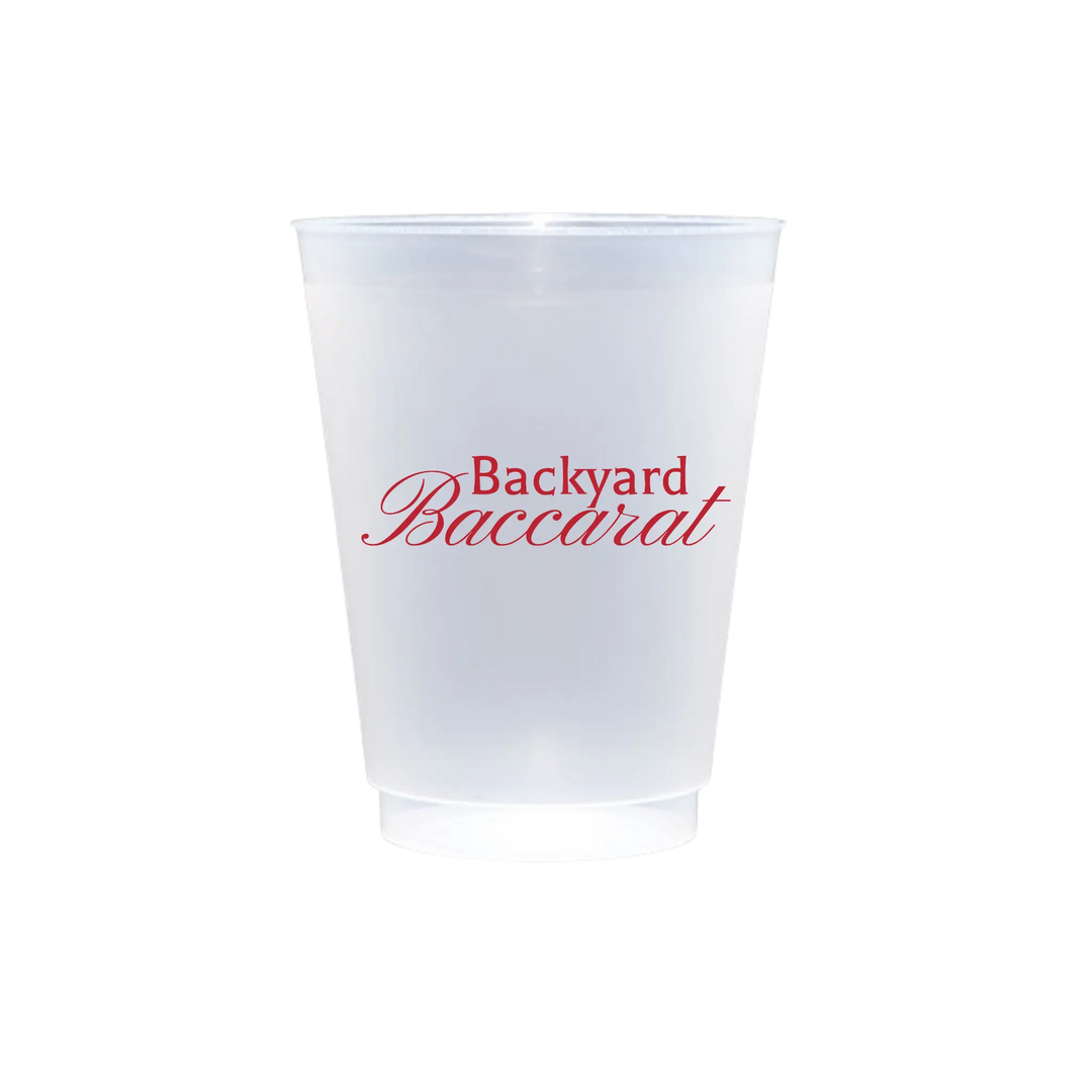 Backyard Baccarat Shatterproof Cups from Mood by DMJ