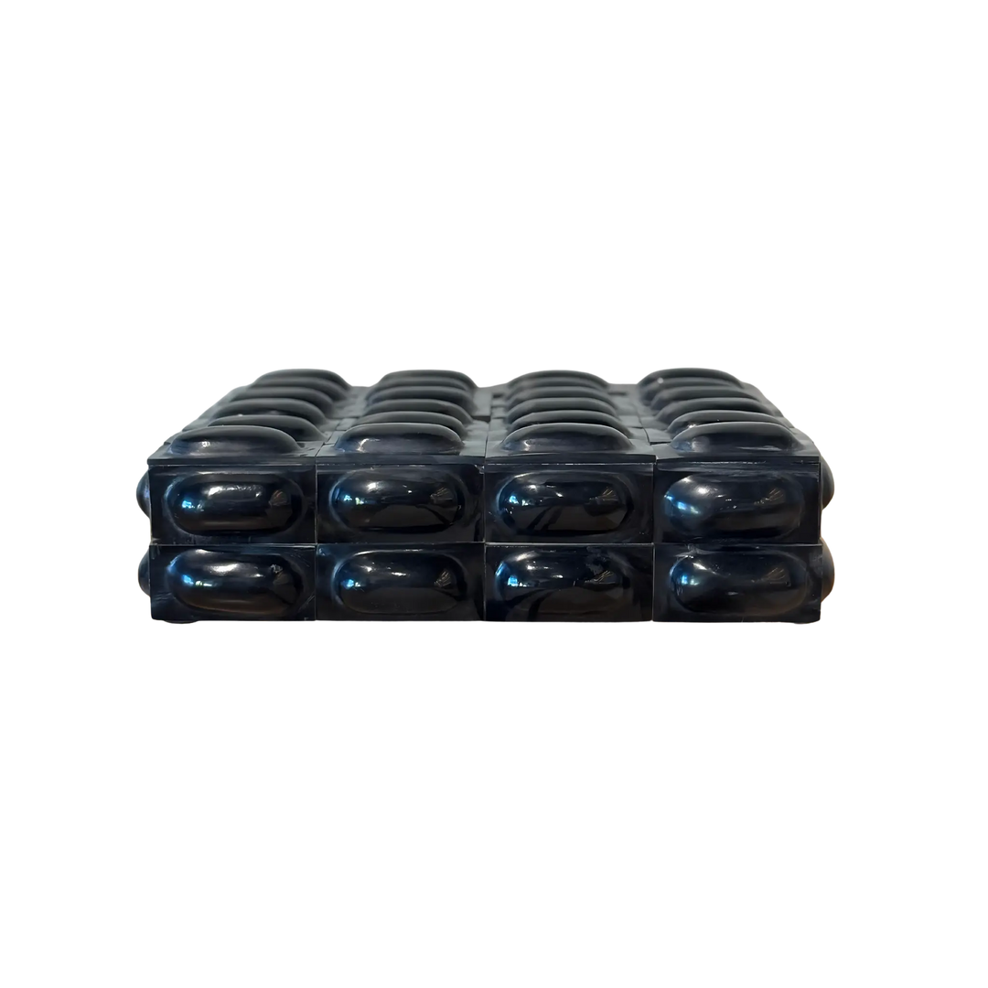 Black Natural Bone Decorative Box, view 3