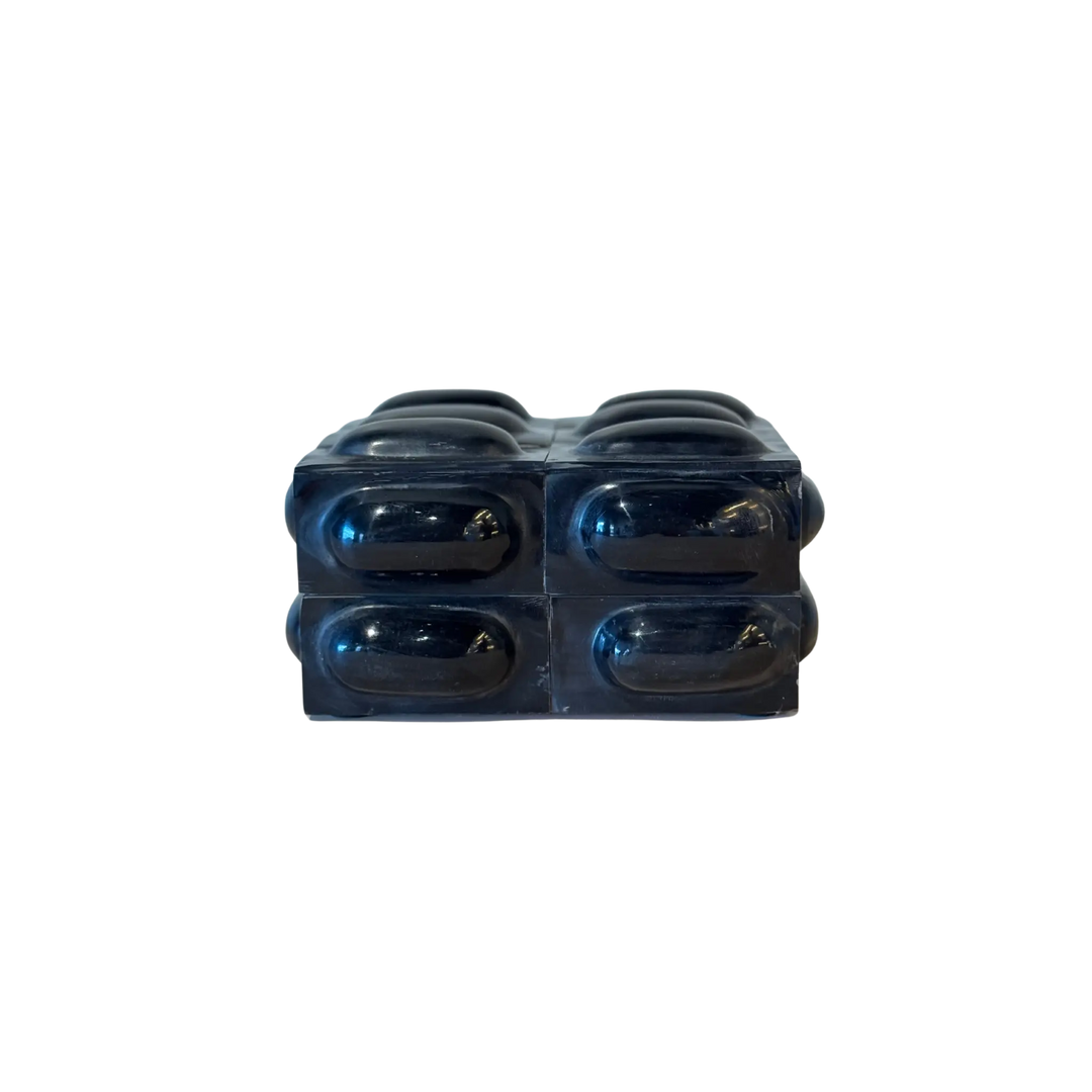 Black Natural Bone Decorative Box