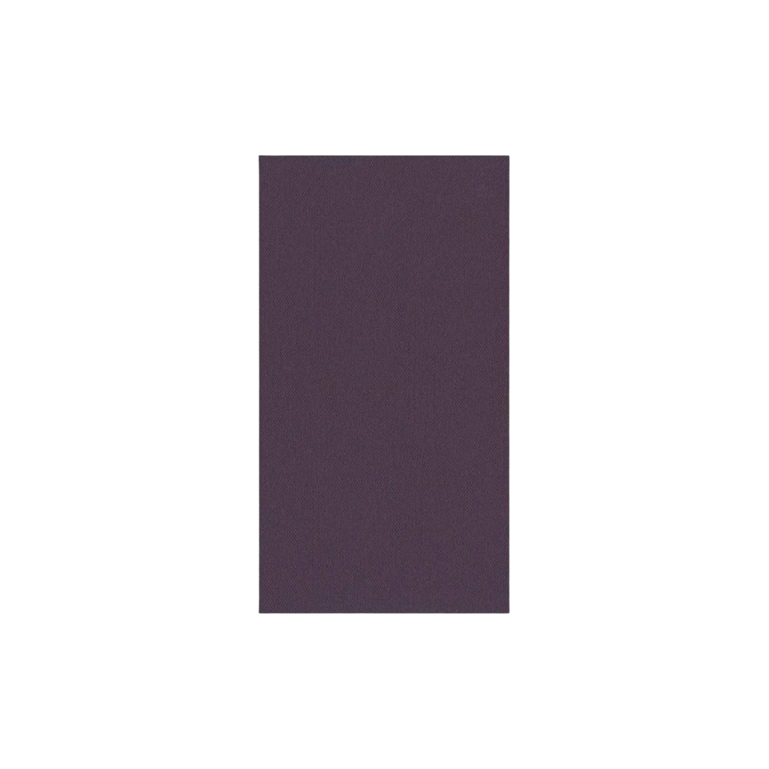 Caspari Aubergine Linen Paper Guest Towels, Set of 12