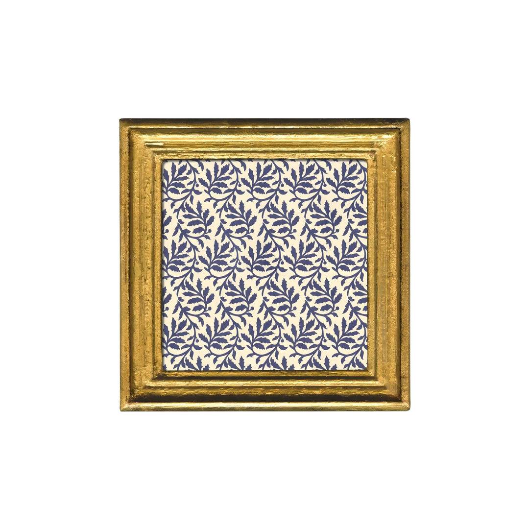 Antico Gold Florentine Frame, 3x3 Square by Cavallini Papers & Co