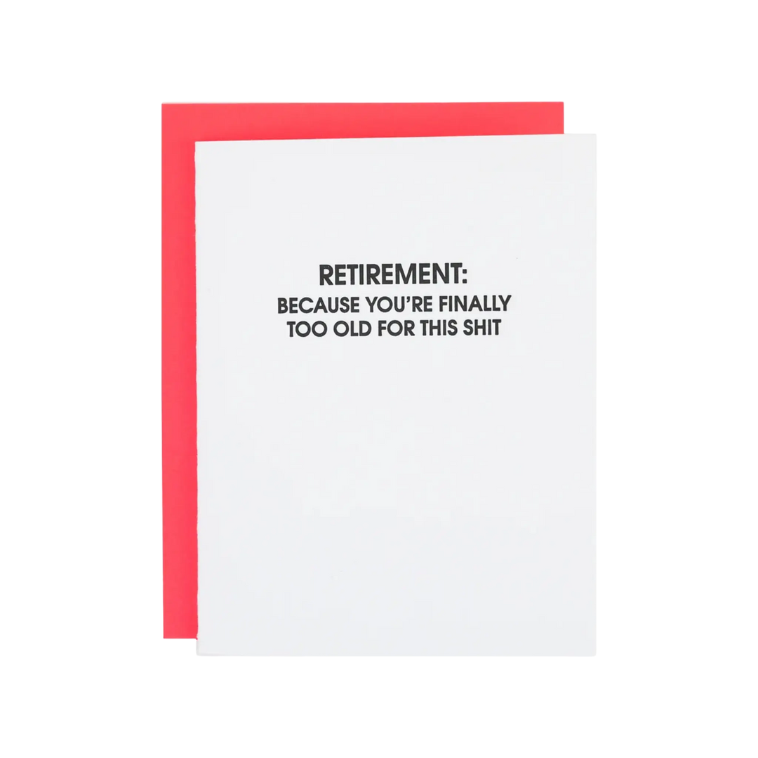 Retirement: Because You&