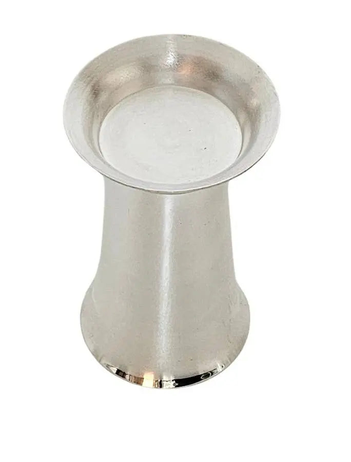 Corbell Silver Plated Julep Cup Vase, silver vase on a white background, view 3