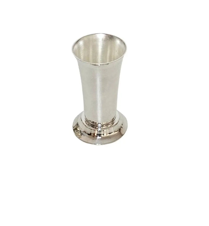 Corbell Silver Plated Julep Cup Vase, silver cup on a white background, view 4