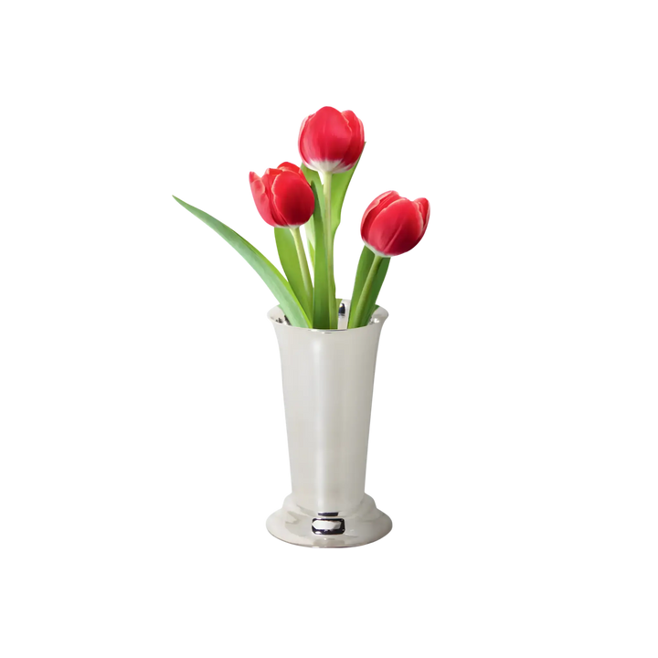 Corbell silver plated julep cup vase with polished finish