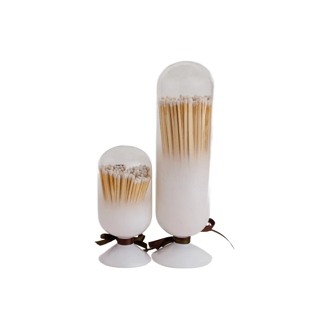Blanche Ombré Match Cloche by DMJ Home Fragrance