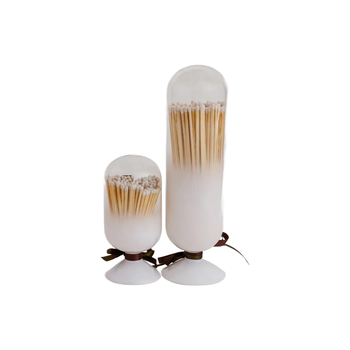 Blanche Ombré Match Cloche by DMJ Home Fragrance