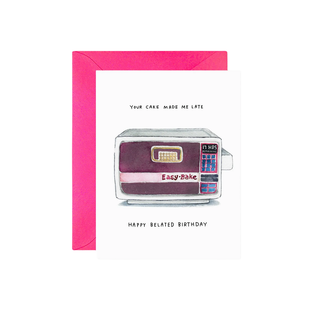 Easy Bake Birthday, Card by E. Frances
